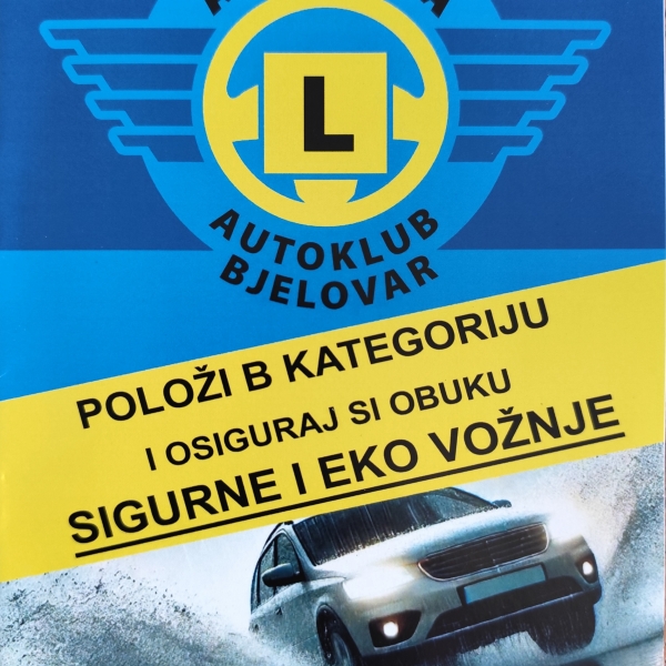 Položi B kategoriju i osiguraj si obuku sigurne i eko vožnje